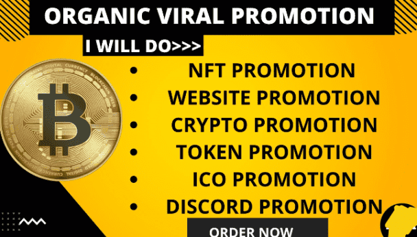 I will promote your nft,crypto,website,token,twitter server