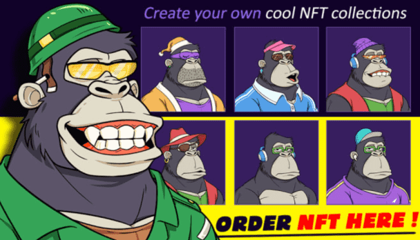 I will custom nft art design, nft design, cartoon nft arts