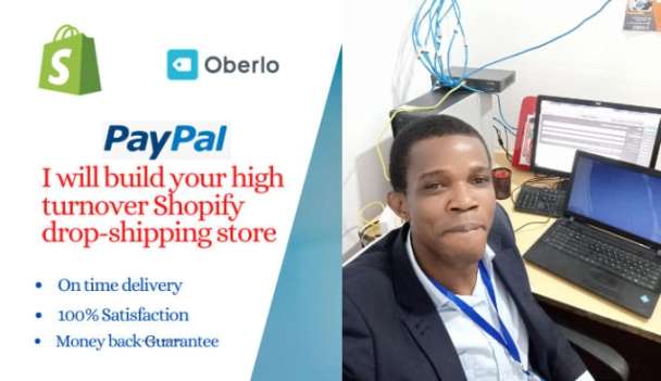 I will create a high turnover shopify store