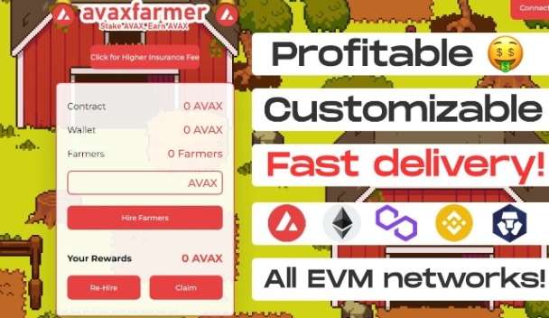 fork crypto staking farm bnb beans goose fish beenbee avax