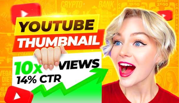 I will design attractive youtube thumbnails