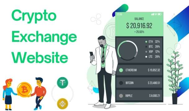 I will build crypto exchange website, p2p crypto trading, crypto exchange, dex exchange