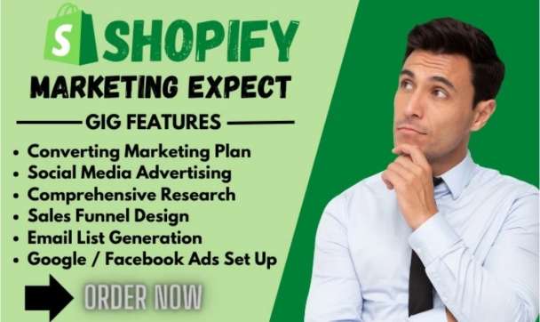 I will promote shopify marketing or sales funnel for shopify store, boost shopify sales