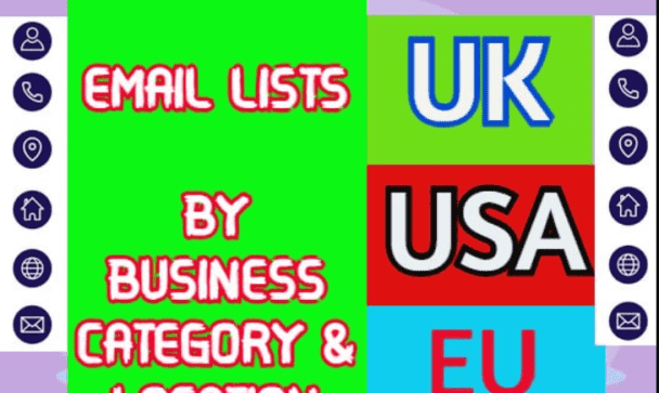 collect UK USA eu business email list database by location