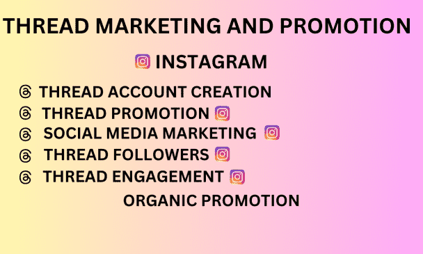 I will DO THREAD PROMOTION, INSTAGRAM THREAD, FACEBOOK REELS, WEBSITE PROMOTION