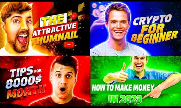 High catchy quality videos, Attractive thumbnail, logo, banner channel seo