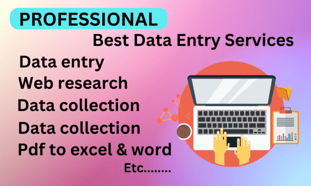I will do excel data entry, copy-paste, typing, data entry
