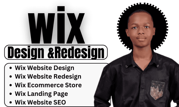 I will wix website design redesign wix website wix website