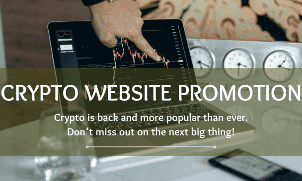 I will do Crypto Website Promotion ICO Crypto Exchange NFT