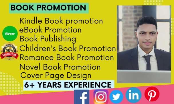 I will do Amazon Book Promotion and eBook Promotion