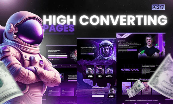 I will build a landing page with high conversion rates