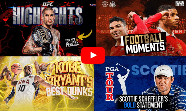 I will design youtube thumbnail for your sports channel in 2 hours