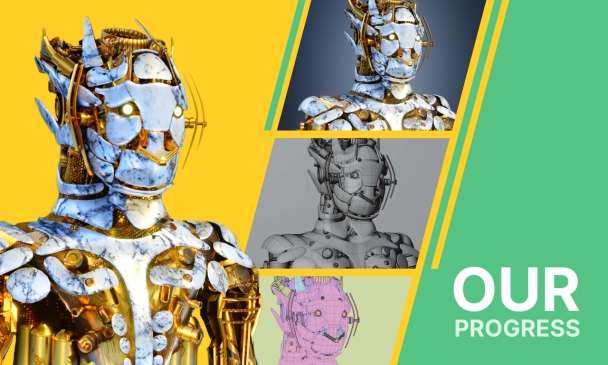 I will design a high detail model 3d character for game, nft or film