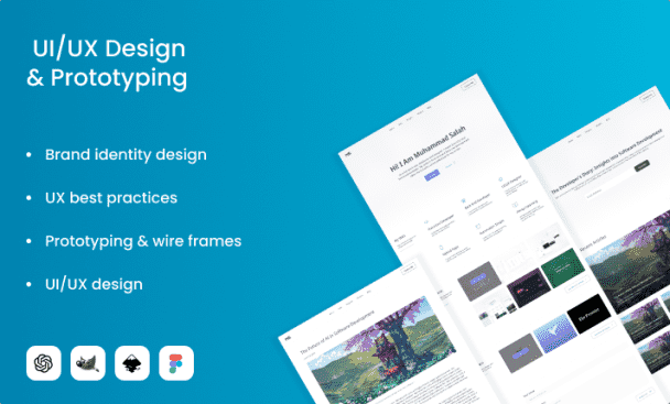 I will design your mobile app or website UI UX