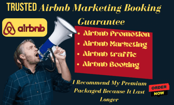 I will promote your Airbnb listings Airbnb marketing Airbnb visitors