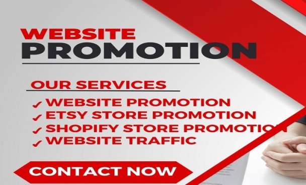 I will do organic shopify, wordpress website promotion, contextual SEO backlinks
