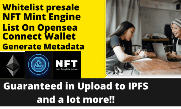 Crypto currency| NFT | Social media promotion | Developer