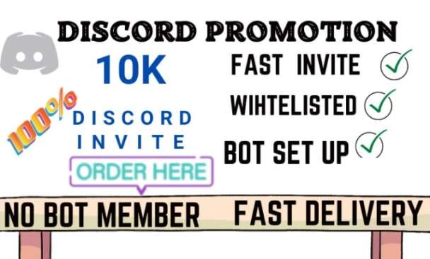 grow and promote your discord invite real audience to joins