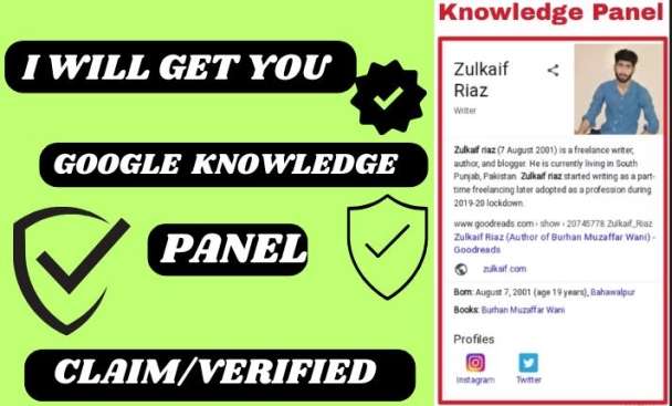 I will create standard Google knowledge panel for any category