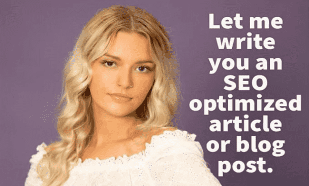 I will write SEO optimized article or blog post