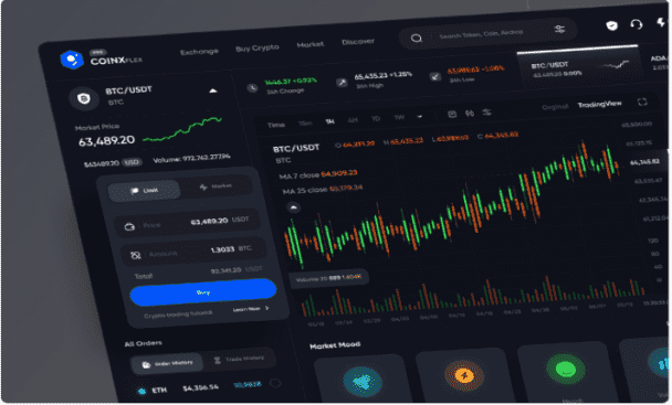 I will develop crypto exchange website, exchange website