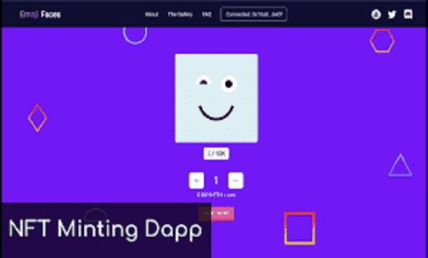 build nft website marketplace, nft mint, nft smart contract