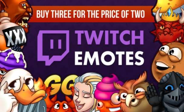 I will create custom twitch emotes and sub badges