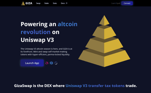 I will fork GIZA token on uniswap v3.