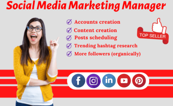 I will be your social media marketing manager