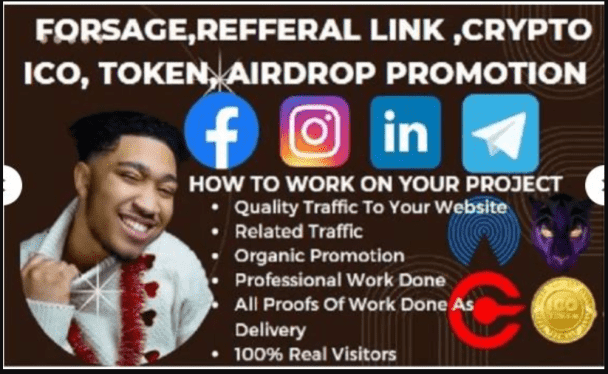 Promoting memecoin, crypto social media & investment sites 🔥
