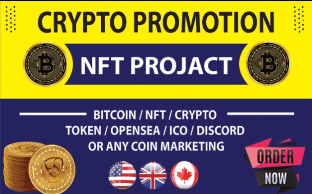 promote and viral nft, crypto, bitcoin or opensea marketing