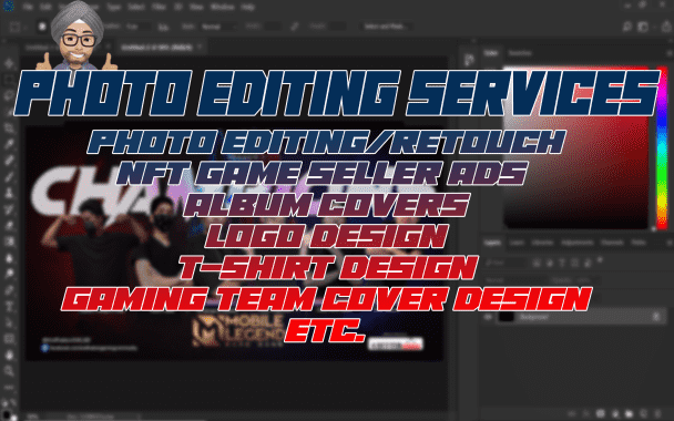 I will provide graphic design for your projects.