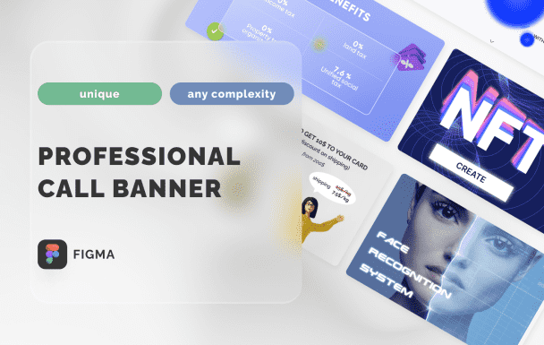 I will make a professional call banner,  infographic