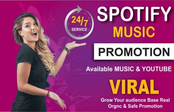 Organic 30k Spotify followers and Music Promotion