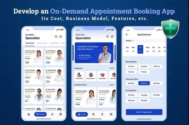 I will build appointment booking apps for doctors and patients