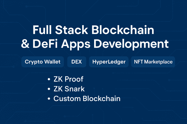 I will develop Full Stack Blockchain & DeFi App | Web & Mobile