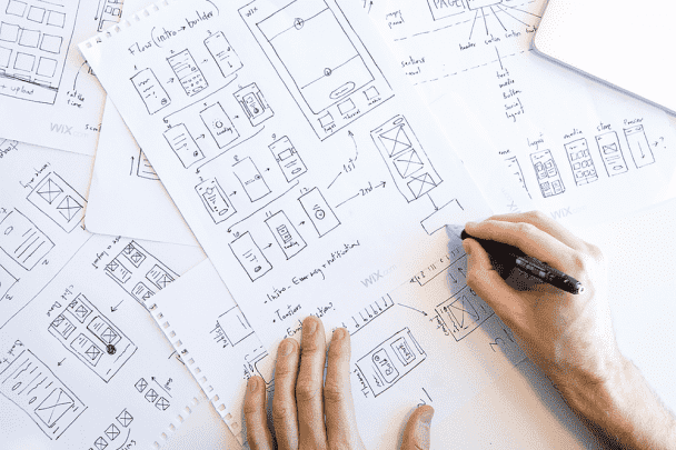 Web/app UX analysis - Wireframes