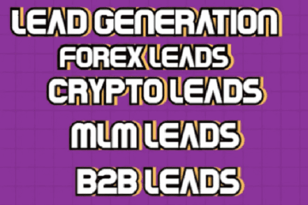 I will provide active and fresh Forex leads, Crypto leads, MLM leads, Investor leads from any targeted place or region