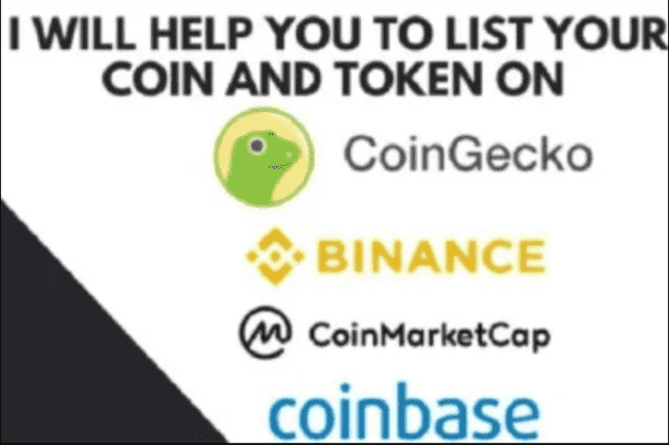 make your coin or token listed on popular crypto exchanges