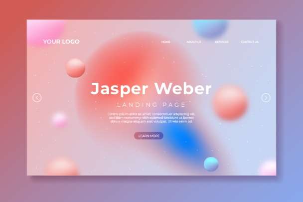 I will design web template in figma or adobe illustrator