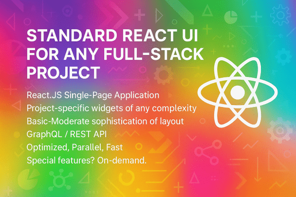 Standard React.JS UI for any full-stack program