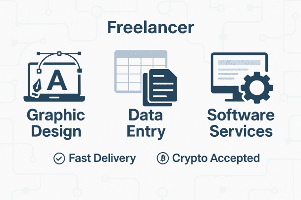 🎨 Design | 📊 Data Entry | 💻 Software Services — Fast, Reliable & Crypto-Friendly