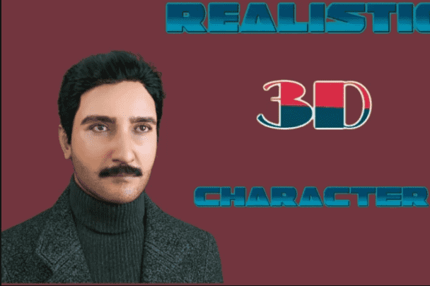 We will do realistic 3d character character modeling and design ready for game character,metahuman and 2d 3d animation