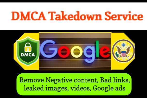 Send dmca takedown notice to google to remove leaked content