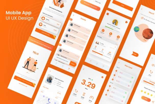 I will do attractive mobile UI UX design or app UI UX design