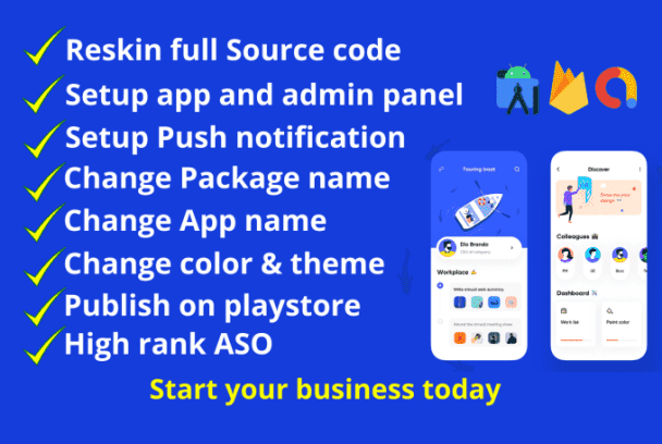 I will reskin modify redesign android app and codecanyon source code