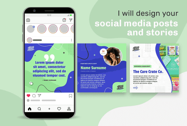 I will do amazing social media post design, Facebook, Instagram, Pinterest, YouTube