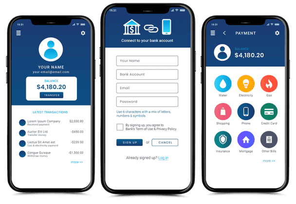 I will develop loan app, fintech app, ewallet app, investment app, bank app, cash app