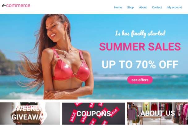We make your e-commerce website