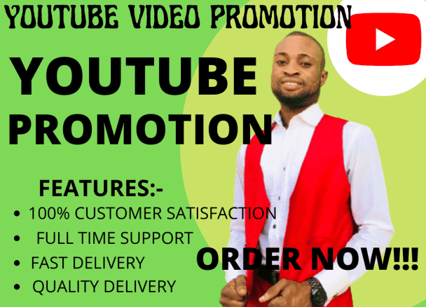 I will do youtube video promotion channel marketing for monetization discord marketing server